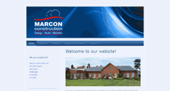 Desktop Screenshot of marcon-construction.co.uk